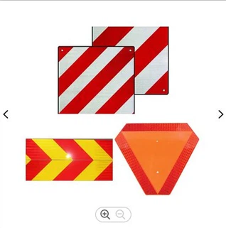 Trokutasti znak SMV znak 14"x16" aluminijska dijamantna reflektirajuća naljepnica