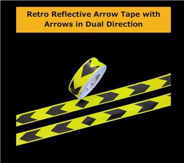 Reflektirajuća naljepnica sa strelicom za kamion