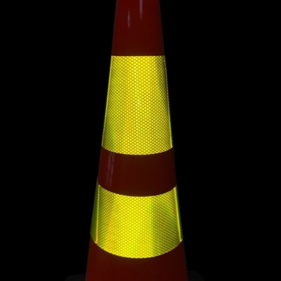 Fluorescentno žuta zamjenska reflektirajuća ogrlica za prometni čunj