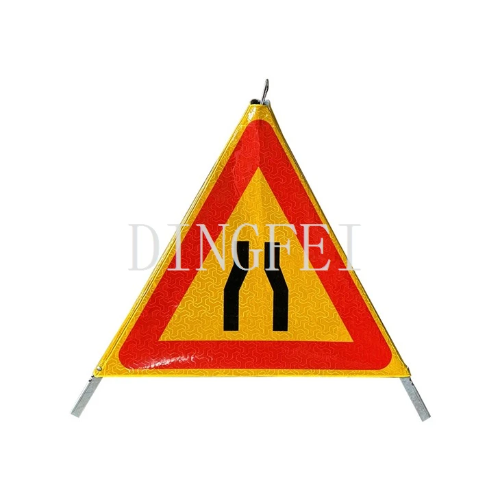 3 Side Reflective Tripod Warning Sign