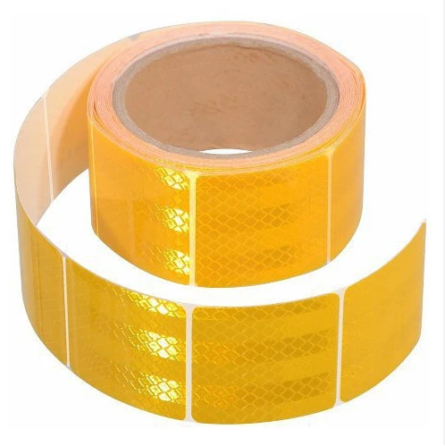 Contour Marking Yellow Reflector Sticker Labe
