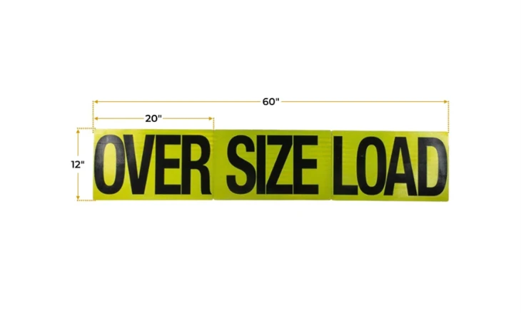 Wide Load Sticker For Truck
